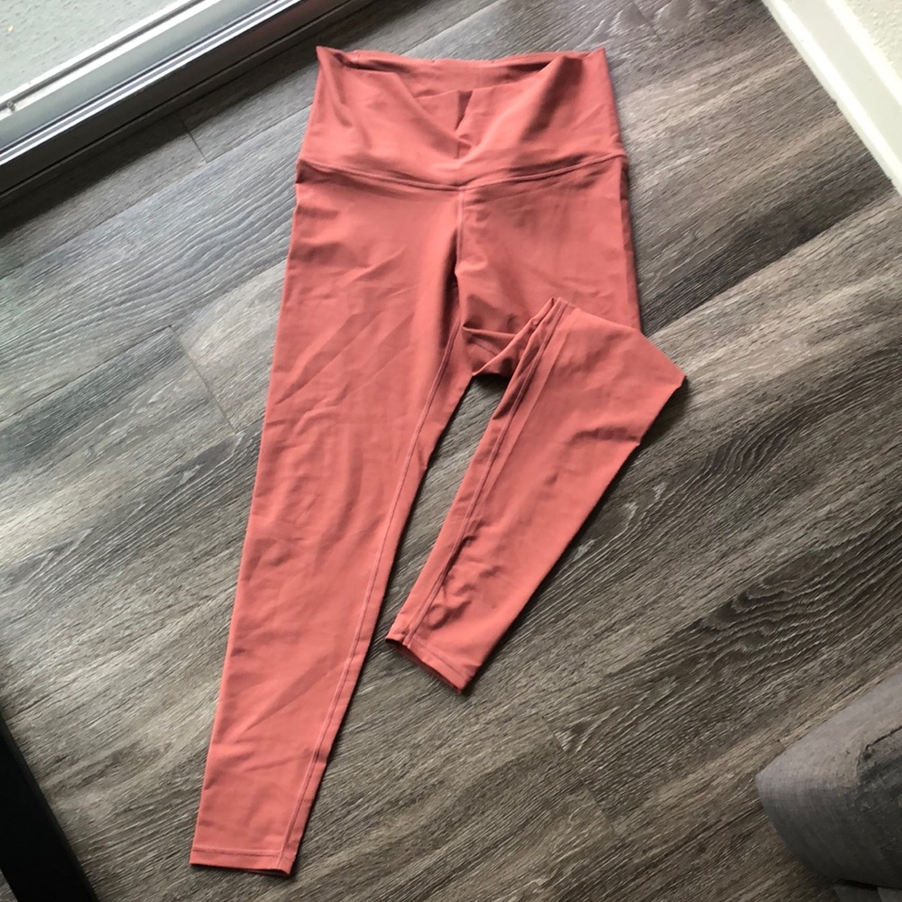 Large, Old Navy High-Waisted Peach/Mauve Leggings